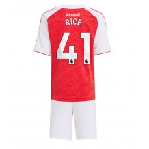 Arsenal Declan Rice #41 Hjemmedraktsett Barn 2025-26 Kortermet (+ Korte bukser)